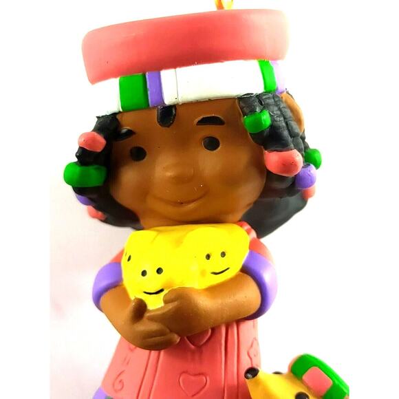 Hallmark Keepsake Ornament Tamika Penda Kids 1996 With Box Christmas - Picture 5 of 7
